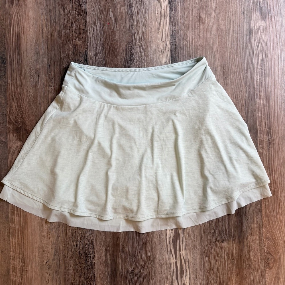 Calia by Carrie Underwood Mid Rise Performance Skort Light Mint Green Size L